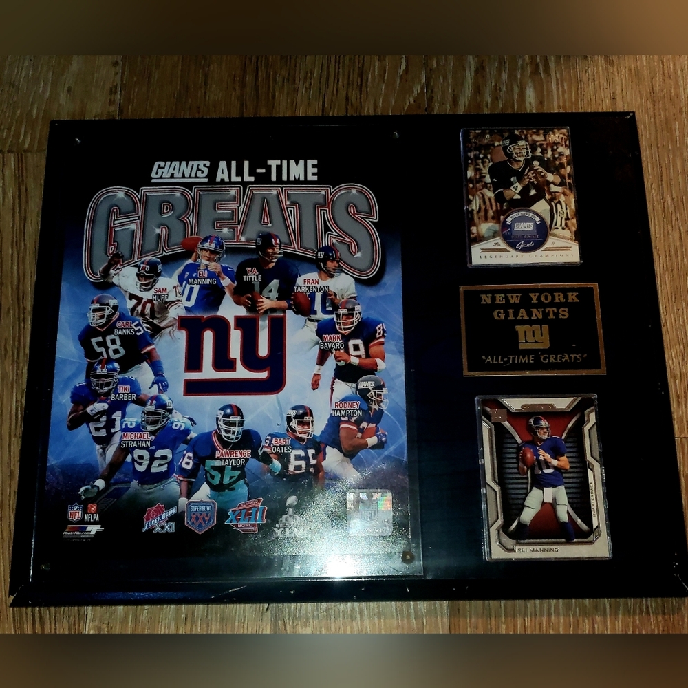 New York Giants All-Time Greats Plaque